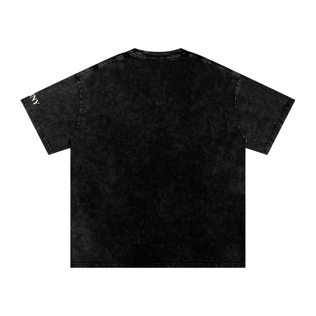 CHNY,Featured Collection,Streetwear,Graphic Tee,Luxury Streetwear,Black Cats,Oversized Tee,Vintage Wash,Premium Cotton,Statement Piece
