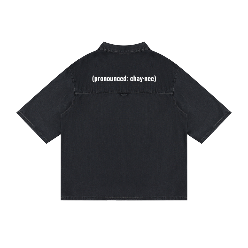 'Pronounced Chay·Nee' Vintage Wash Shirt