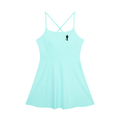 clubhouse,mini,dress,sleeveless,crossback,aline,stretch