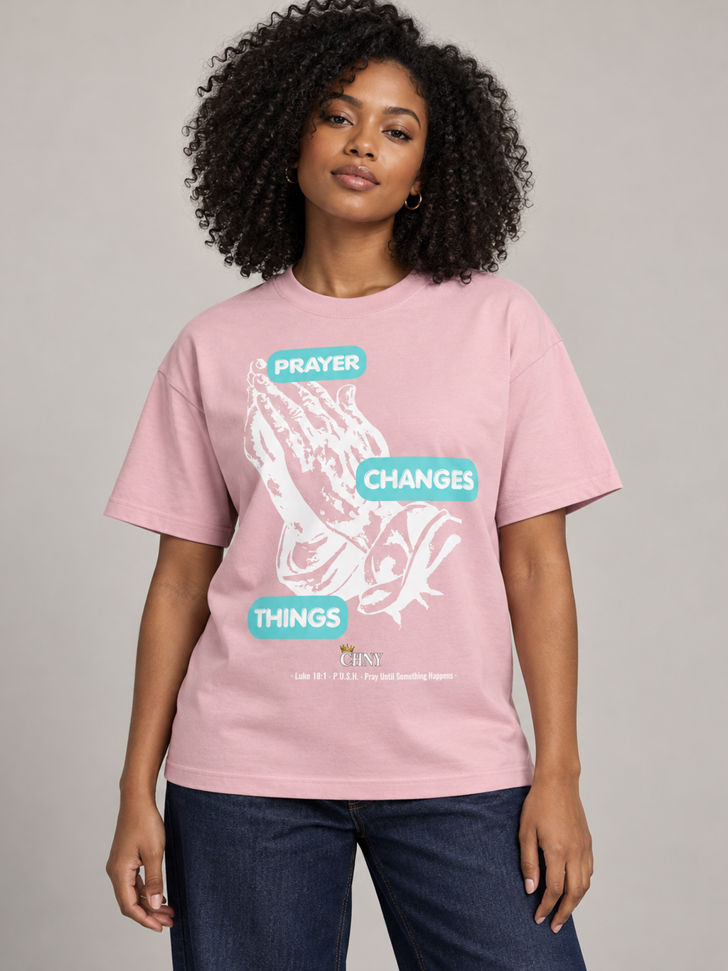 prayerchangesthings,faith,prayinghands,Luke1811,PUSH,graphictee,relaxedfit