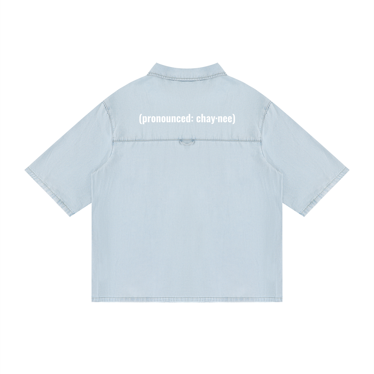 'Pronounced Chay·Nee' Vintage Wash Shirt