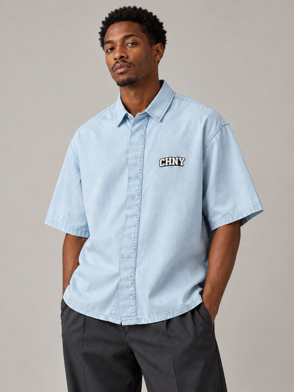 'Pronounced Chay·Nee' Vintage Wash Shirt