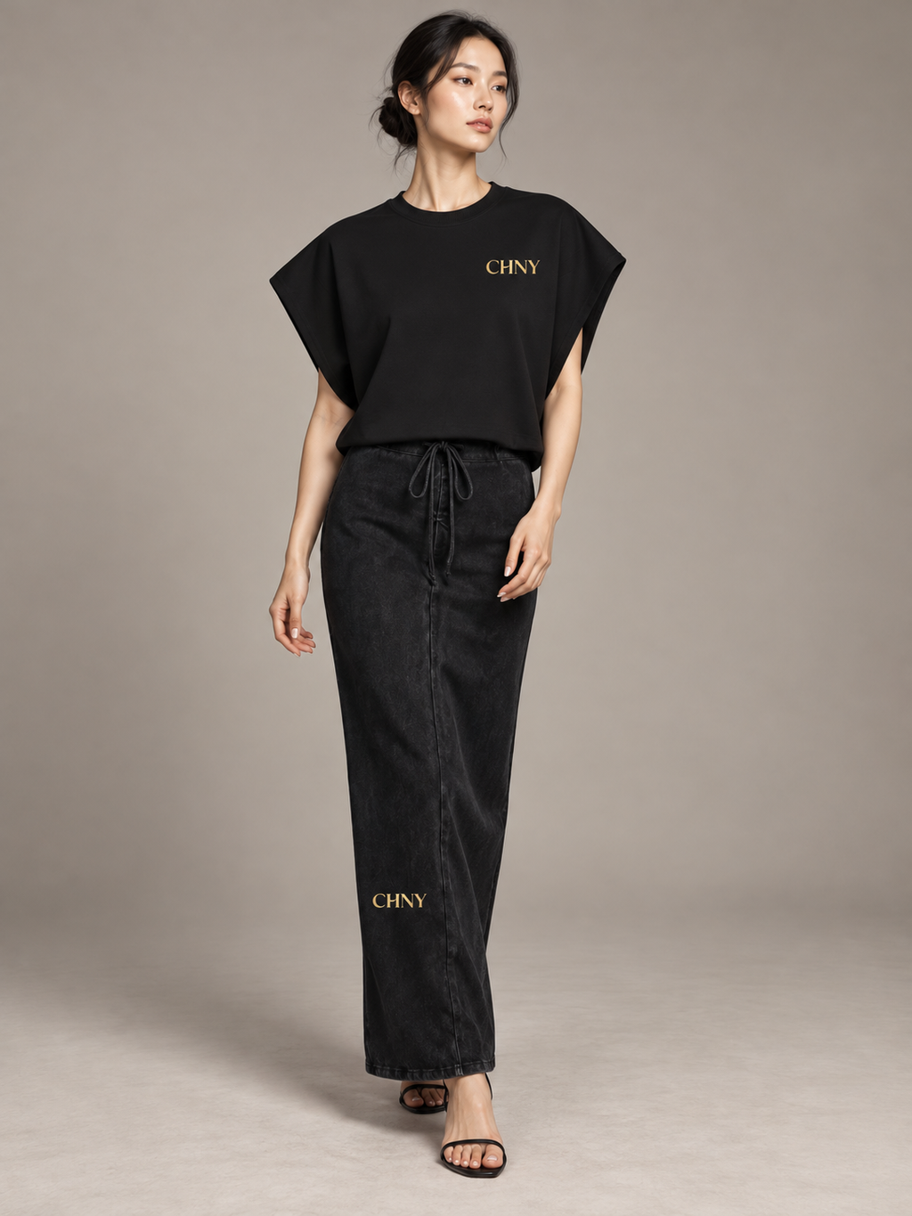 CHNY Signature Dolman Crop Top