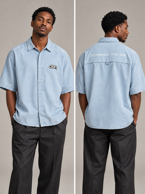 'Pronounced Chay·Nee' Vintage Wash Shirt