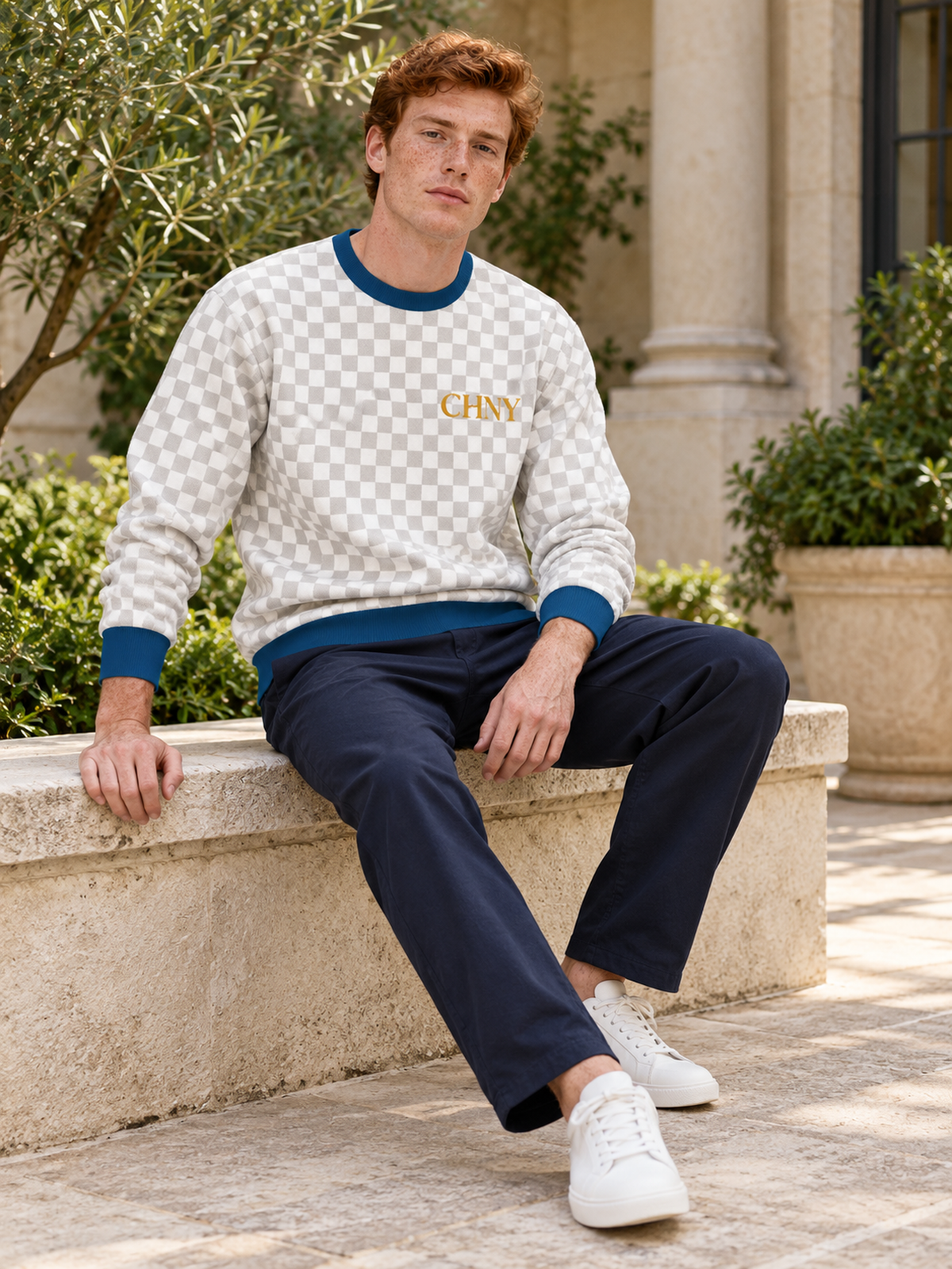 CHNY Checkmate Sweater - Ivy League