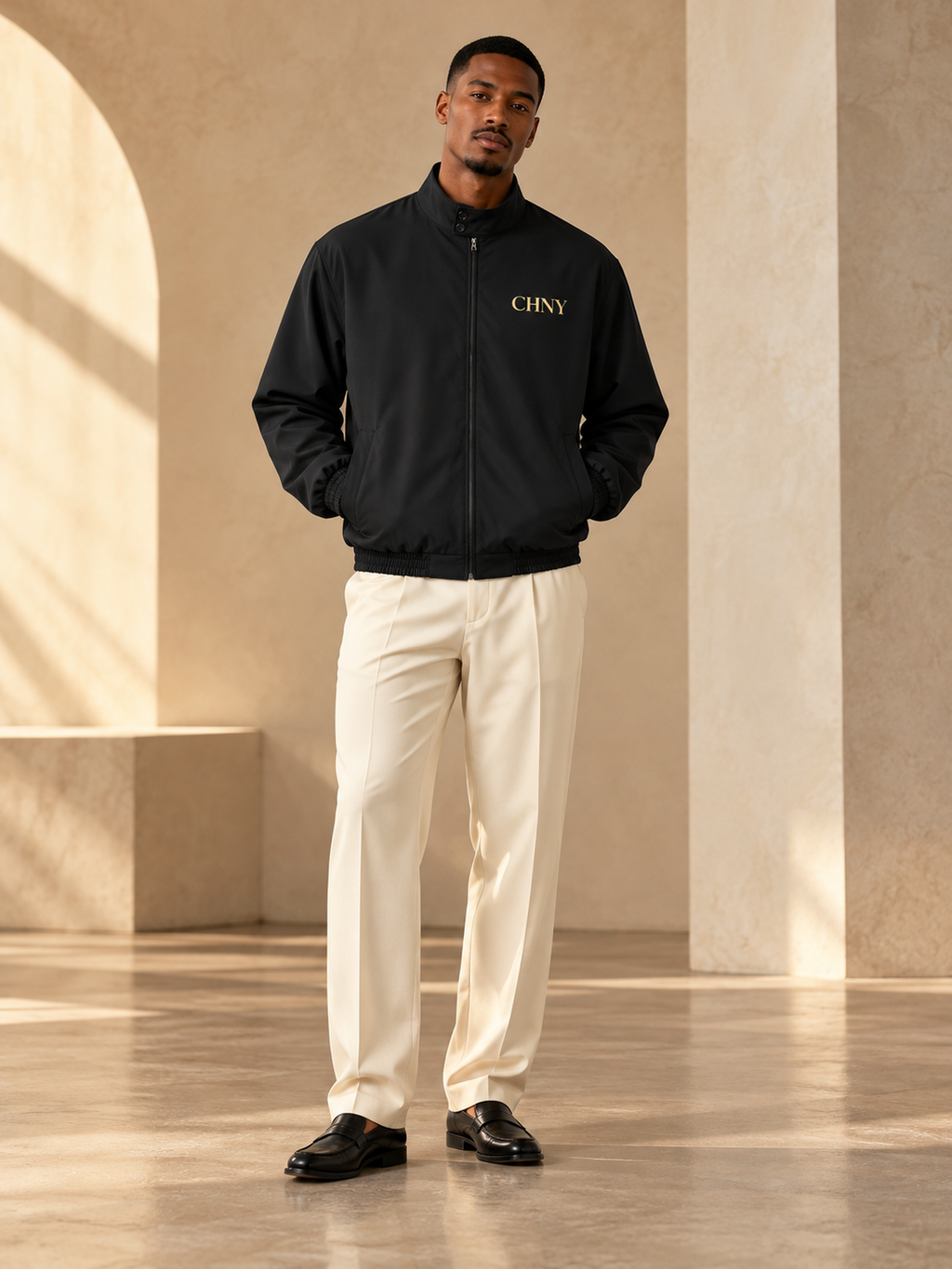 CHNY,Featured Collection,Bomber Jacket,Streetwear,Luxury Streetwear,Minimalist,Lightweight Jacket,Layering Piece,Modern Streetwear,Statement Piece