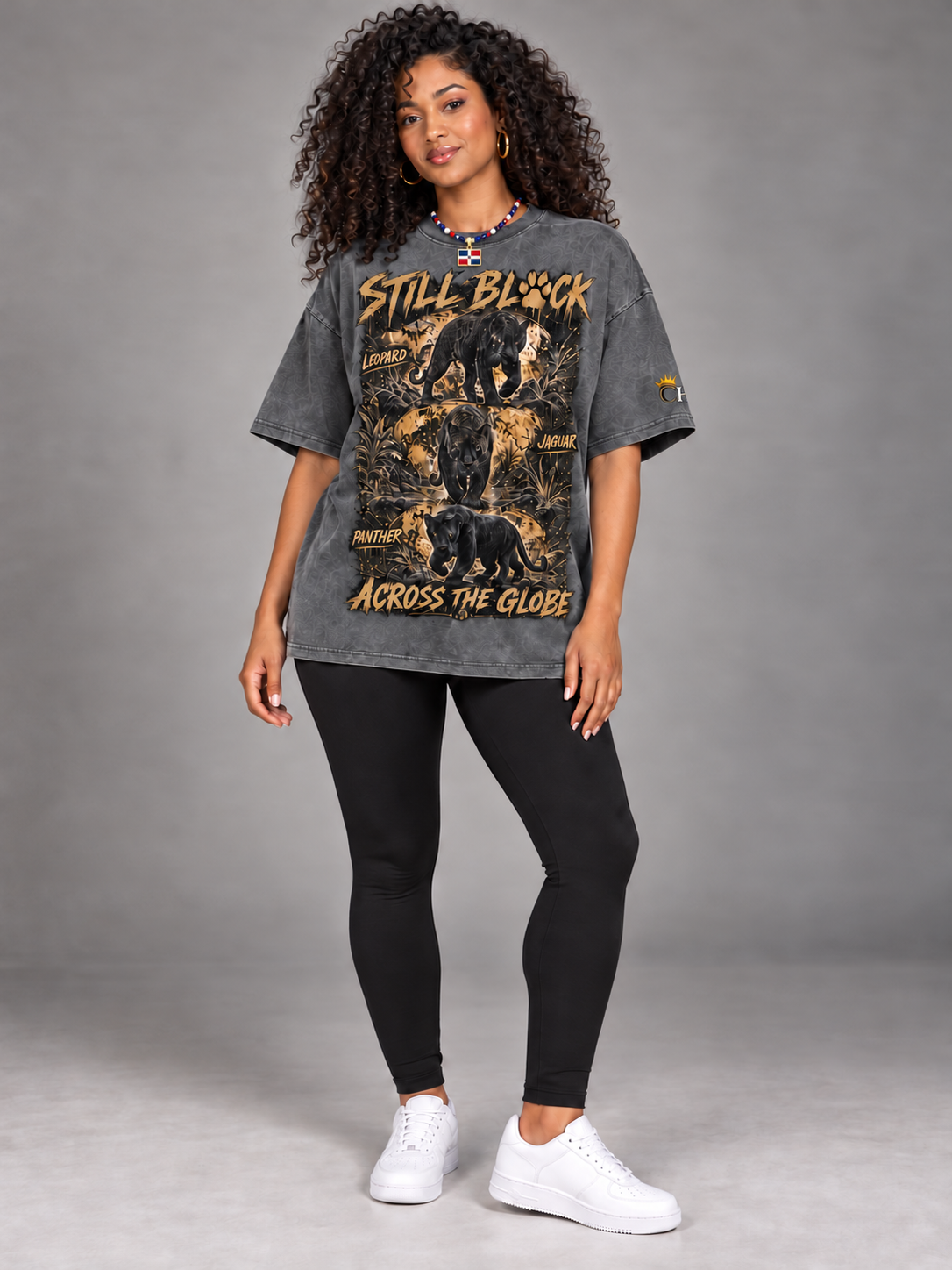CHNY,Featured Collection,Streetwear,Graphic Tee,Luxury Streetwear,Black Cats,Oversized Tee,Vintage Wash,Premium Cotton,Statement Piece